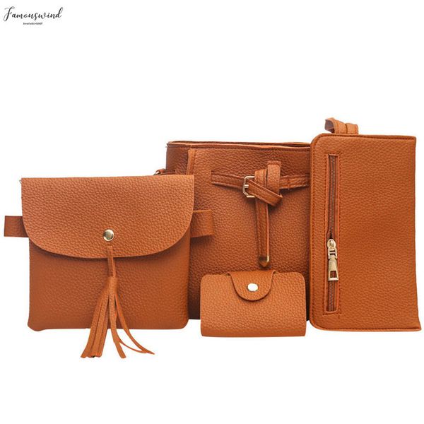 4 pcs sets women bags pu leather handbag fashion tassels leather shoulder bag crossbody bag clutch ladies purse bags
4 pcs sets women bags pu leather handbag fashion tassels leather shoulder bag crossbody bag clutch ladies purse bags
