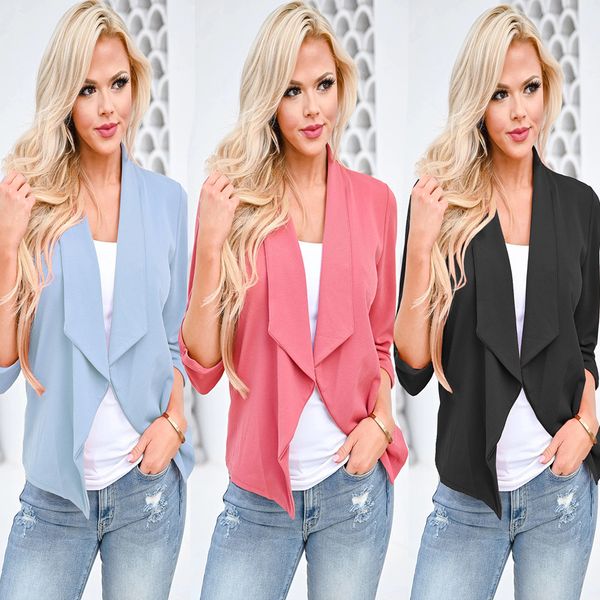 womens new fashion solid shawl collar casual blazers open front long sleeve work office cardigan jackets blazer, White;black
womens new fashion solid shawl collar casual blazers open front long sleeve work office cardigan jackets blazer, White;black
