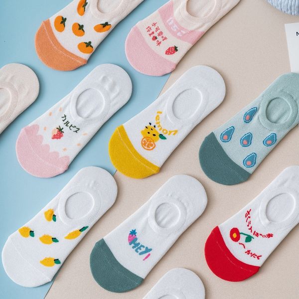 2020ins trendy cartoon invisible fruit fruit boat female summer mesh all-match invisible socks breathable socks female, Pink;yellow
2020ins trendy cartoon invisible fruit fruit boat female summer mesh all-match invisible socks breathable socks female, Pink;yellow