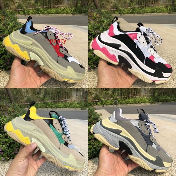 triple s triple black luxury men women platform shoes paris 17fw beige green yellow runner designer sneakers trainers 36-45
triple s triple black luxury men women platform shoes paris 17fw beige green yellow runner designer sneakers trainers 36-45