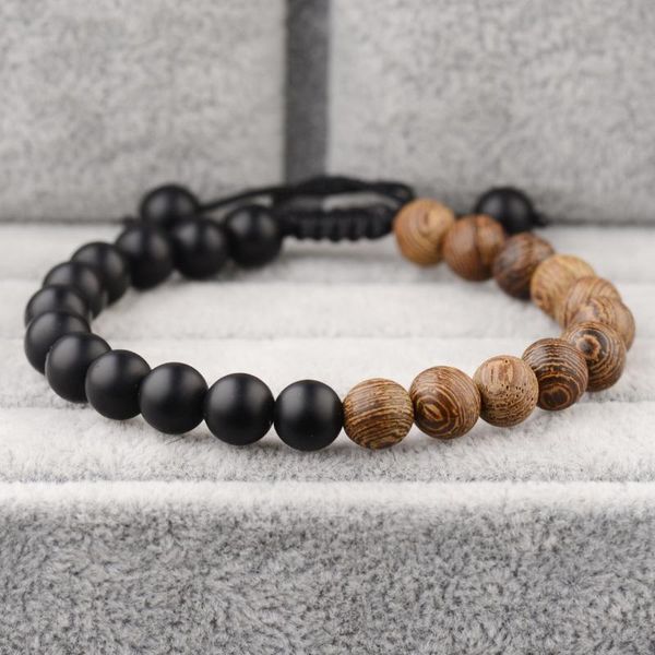 8mm new natural wood beads bracelets men black ethinc meditation white bracelet women prayer jewelry yoga bracelet homme mr1173
8mm new natural wood beads bracelets men black ethinc meditation white bracelet women prayer jewelry yoga bracelet homme mr1173
