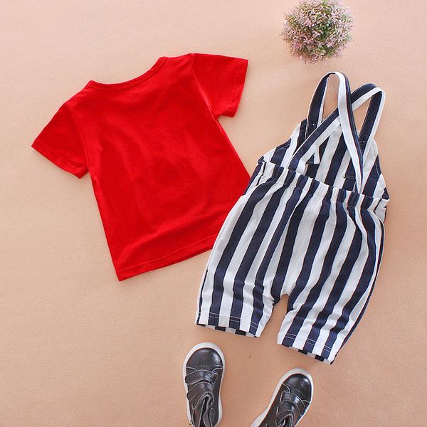 new for t-shirt+ overalls pants 2pcs outfit fashion infant boy clothes summer baby boys clothing sets newborn casual suits boys, White
new for t-shirt+ overalls pants 2pcs outfit fashion infant boy clothes summer baby boys clothing sets newborn casual suits boys, White