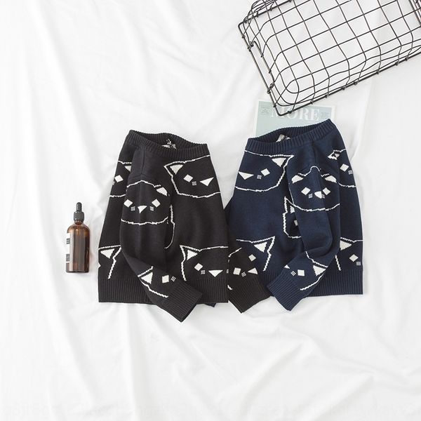 ins children's sweater double cute cartoon cat parent-child jacquard pullover pullover knitwear knitwear children, Blue
ins children's sweater double cute cartoon cat parent-child jacquard pullover pullover knitwear knitwear children, Blue