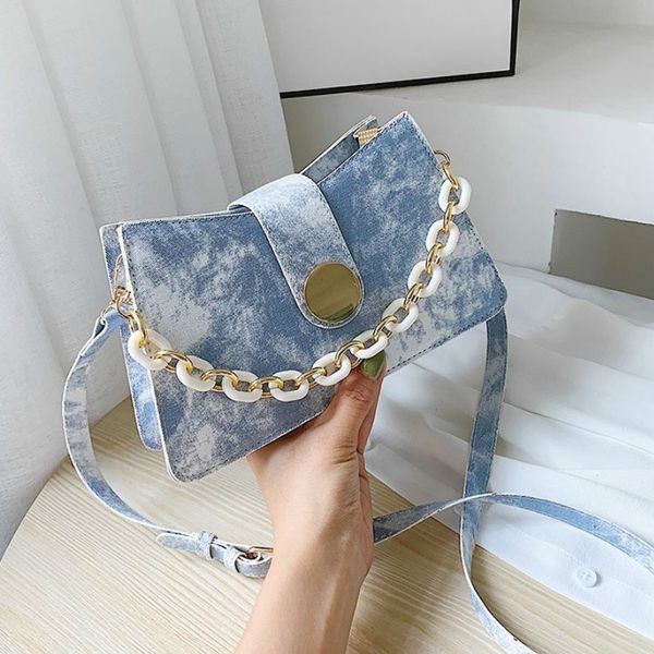girls vintage denim blue crossbody bags for women 2020 summer small handbag woman shoulder bag ladies pu leather chains tote bag
girls vintage denim blue crossbody bags for women 2020 summer small handbag woman shoulder bag ladies pu leather chains tote bag