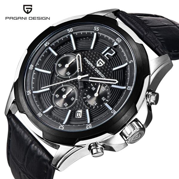 pagani design men's watch waterproof quartz watch men sport mens wrist relogio masculino, Slivery;brown
pagani design men's watch waterproof quartz watch men sport mens wrist relogio masculino, Slivery;brown