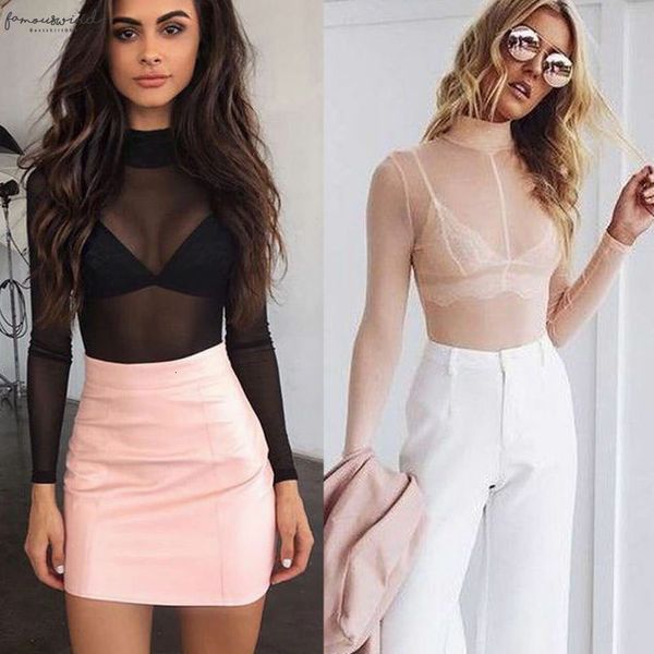 elegant women solid sheer mesh see through fish net long sleeve high turtle neck transparent solid color shirt blouse, White
elegant women solid sheer mesh see through fish net long sleeve high turtle neck transparent solid color shirt blouse, White
