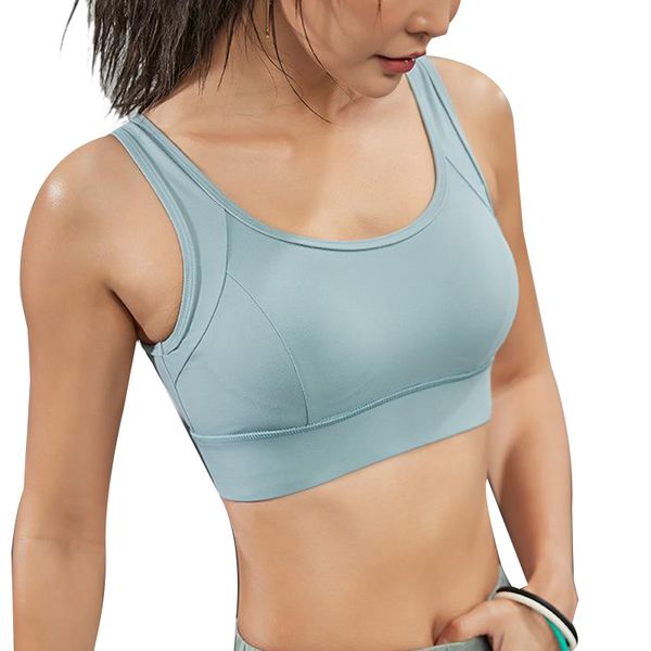 one cup sports underwear gathers to show the chest and beautiful back yoga bra shockproof running bra green s, White;black
one cup sports underwear gathers to show the chest and beautiful back yoga bra shockproof running bra green s, White;black