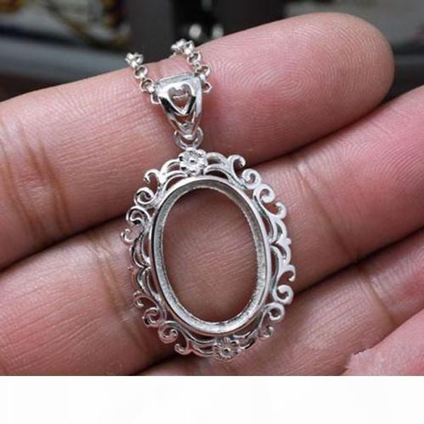 925 установка стерлингового серебра женщин кулон в стиле модерн 13x18mm овальный кабошон semi подвесная покрыло белого золота щедрый ювелирн, Slivery;crystal
925 установка стерлингового серебра женщин кулон в стиле модерн 13x18mm овальный кабошон semi подвесная покрыло белого золота щедрый ювелирн, Slivery;crystal
