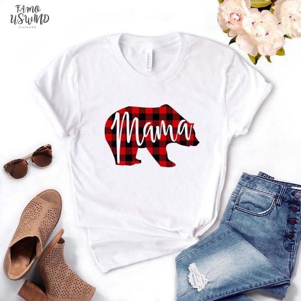 plaid letter mama bear women tshirt cotton casual funny t shirt gift for lady yong girl tee pm 46, White
plaid letter mama bear women tshirt cotton casual funny t shirt gift for lady yong girl tee pm 46, White