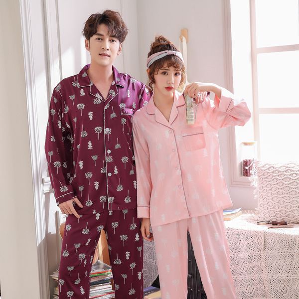 silky satin 2pcs sleepwear 2 pcs shirt&pant cartoon print couple pyjamas suit new lovers pajamas set long sleeve sleep set, Black;brown
silky satin 2pcs sleepwear 2 pcs shirt&pant cartoon print couple pyjamas suit new lovers pajamas set long sleeve sleep set, Black;brown