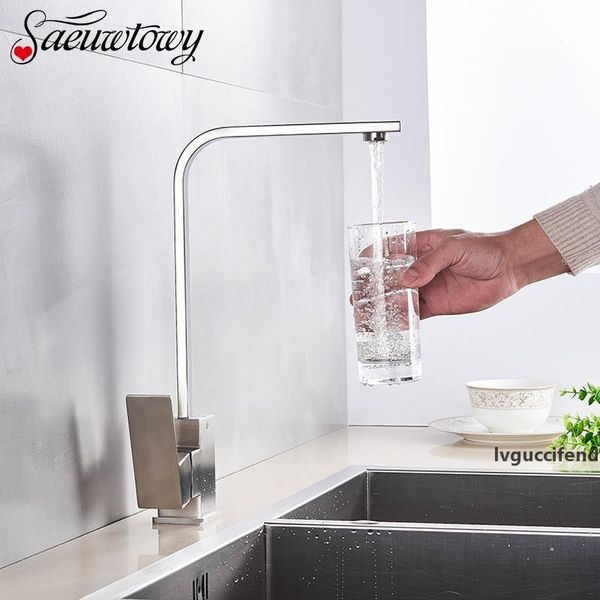chrome or brushed nickel kitchen faucet rotatable deck mounted ceramic valve and cold mixer tap stainless steel black t200424
chrome or brushed nickel kitchen faucet rotatable deck mounted ceramic valve and cold mixer tap stainless steel black t200424