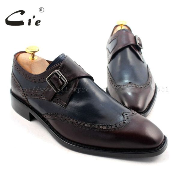 cie w-tips bespoke handmade pure genuine calf leather men's single monk straps deep wine/navy matching no.ms33, Black
cie w-tips bespoke handmade pure genuine calf leather men's single monk straps deep wine/navy matching no.ms33, Black