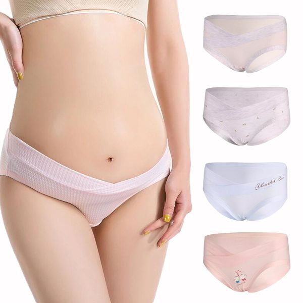 breathable cotton breathable pregnancy low-waist printing 3 packs of mixed pattern maternity panties before and after delivery, Black;pink
breathable cotton breathable pregnancy low-waist printing 3 packs of mixed pattern maternity panties before and after delivery, Black;pink