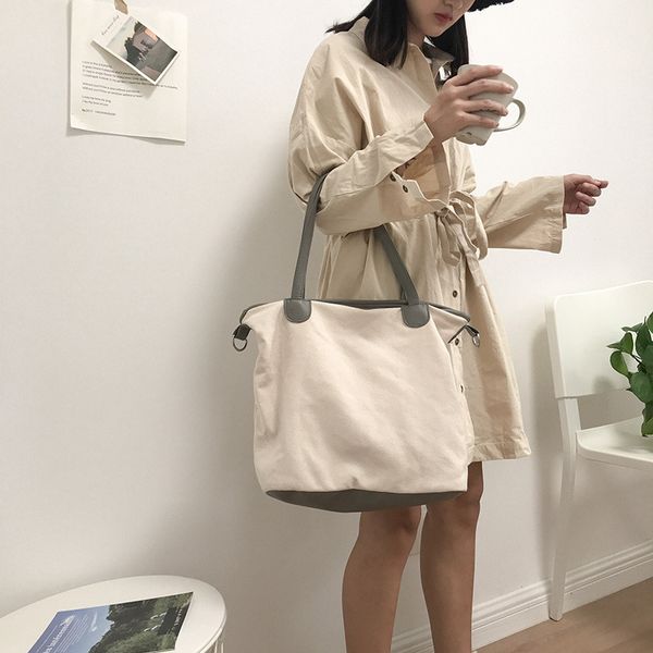 canvas bag korean version of the wild shoulder/crossbody bag simple mass hand cloth