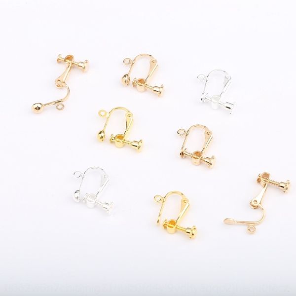 diy handmade french ear clip accessories pure copper ear-hole round flat diy accessories earrings head ball head spiral earrings, Silver
diy handmade french ear clip accessories pure copper ear-hole round flat diy accessories earrings head ball head spiral earrings, Silver