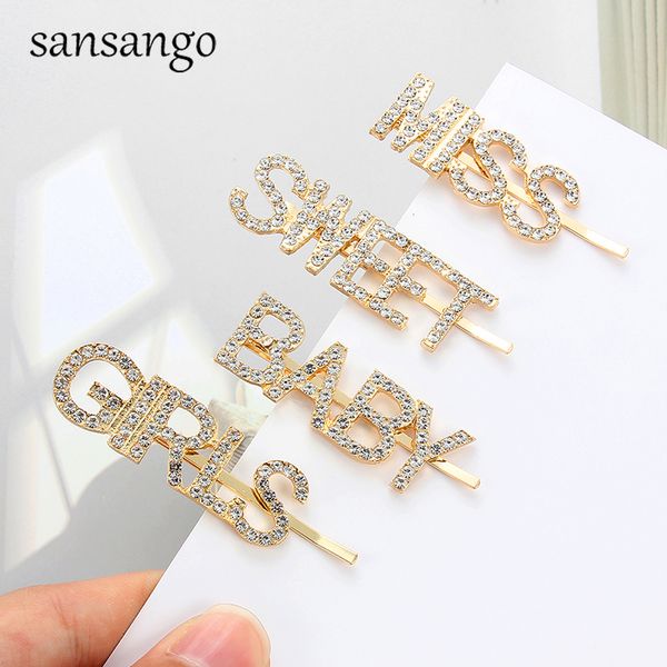 fashion bling letter luxury crystal rhinestones hairpins headwear for girls hair clips pins barrette tools hair accessories, Golden;silver
fashion bling letter luxury crystal rhinestones hairpins headwear for girls hair clips pins barrette tools hair accessories, Golden;silver