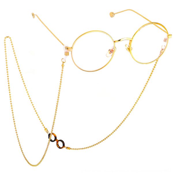 non-fading gold and silver pearl chain acetate leopard print pearl glasses fashion non-slip glasses chain, Blue
non-fading gold and silver pearl chain acetate leopard print pearl glasses fashion non-slip glasses chain, Blue