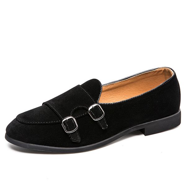 fashion man double monk strap shoes cow suede oxford shoes formal slip-on dress shoes mens casual lightweight loafers, Black
fashion man double monk strap shoes cow suede oxford shoes formal slip-on dress shoes mens casual lightweight loafers, Black
