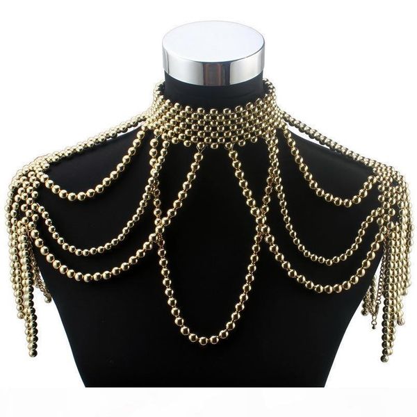 wholesale long bead chain chunky simulated pearl necklace body jewelry for women costume choker pendant statement necklace new, Silver
wholesale long bead chain chunky simulated pearl necklace body jewelry for women costume choker pendant statement necklace new, Silver