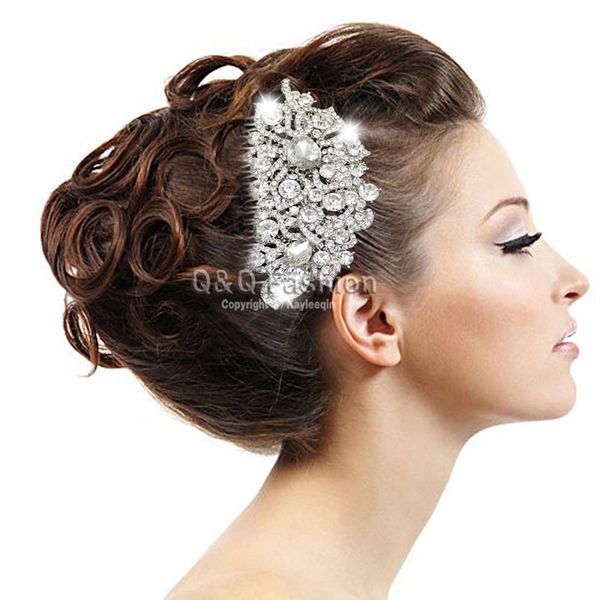 bridal diamante encrusted jewel flower 4" fascinator hair pin clip dress comb jewelry new, Golden;silver
bridal diamante encrusted jewel flower 4" fascinator hair pin clip dress comb jewelry new, Golden;silver