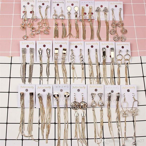 designer earrings tassel long dangling drop earrings gold silver earrings quilling swarovski crystal bar party wedding jewelry mix dhl
designer earrings tassel long dangling drop earrings gold silver earrings quilling swarovski crystal bar party wedding jewelry mix dhl