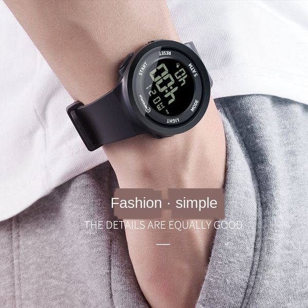 korean style student sports electronic waterproof led luminous simple luminous electronic watch fashion men's watch boy, Blue
korean style student sports electronic waterproof led luminous simple luminous electronic watch fashion men's watch boy, Blue