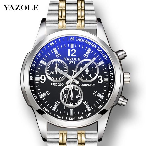 classic design mens watches yazole blue ray quartz watch men stainless steel band waterproof reloj hombre business male clock, Slivery;brown
classic design mens watches yazole blue ray quartz watch men stainless steel band waterproof reloj hombre business male clock, Slivery;brown