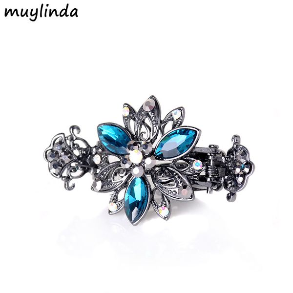 fashion women crystal flower rhinestone hairpins clip barrette rhombus hair accessories, Golden;silver
fashion women crystal flower rhinestone hairpins clip barrette rhombus hair accessories, Golden;silver