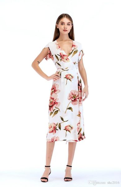 women dress summer ribbon lace v-neck short sleeve flower print lady elastic waist long skirt casual white beach dresses size s-xl d2, Black;gray
women dress summer ribbon lace v-neck short sleeve flower print lady elastic waist long skirt casual white beach dresses size s-xl d2, Black;gray