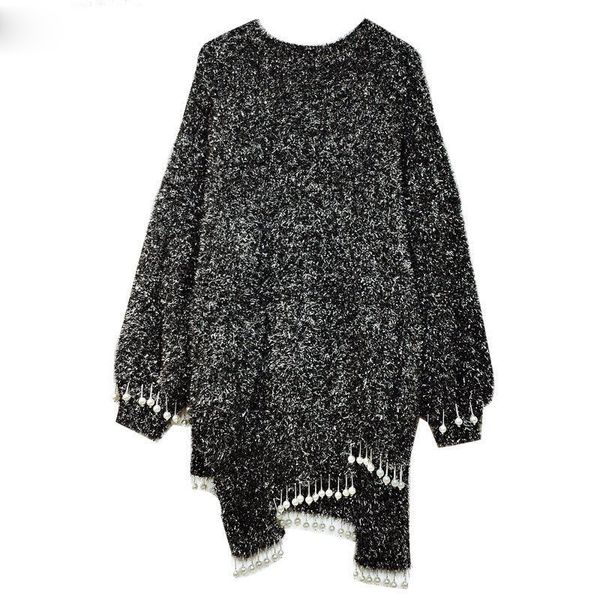 loose crazy style pullover knit sweater thick warm o neck beading patch long sleeve pull femme winter clothes solid, White;black
loose crazy style pullover knit sweater thick warm o neck beading patch long sleeve pull femme winter clothes solid, White;black