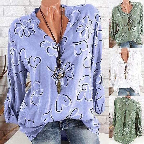 big shirt fashion floral blouse women plus size long sleeve print stand collar button pullover shirt office lady blusas, White
big shirt fashion floral blouse women plus size long sleeve print stand collar button pullover shirt office lady blusas, White
