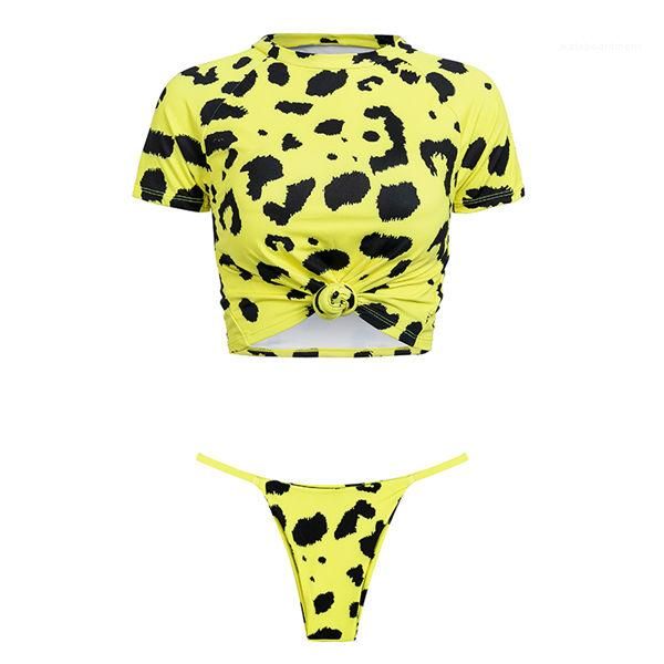 women bathing suit two pieces swim high cut thong bikini set 2020 leopard print swimsuit female crop sports swimwear, White;black
women bathing suit two pieces swim high cut thong bikini set 2020 leopard print swimsuit female crop sports swimwear, White;black