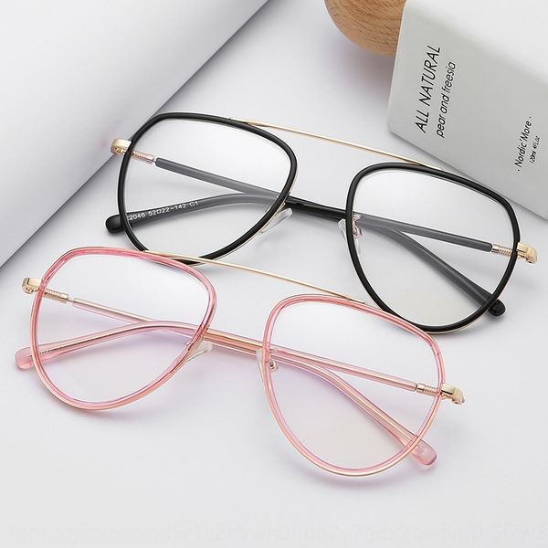 new men's and women's universal optical frame fashion plain tr90 metal hybrid frame myopia myopia glasses glasses 2046, Silver
new men's and women's universal optical frame fashion plain tr90 metal hybrid frame myopia myopia glasses glasses 2046, Silver