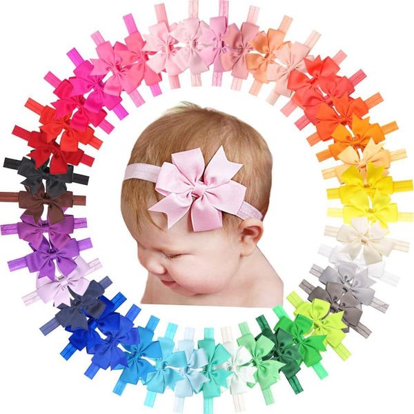 40 pieces baby girls headbands 3 inch grosgrain ribbon hair bows headbands for baby girls infants kids and toddler y200710, Slivery;white
40 pieces baby girls headbands 3 inch grosgrain ribbon hair bows headbands for baby girls infants kids and toddler y200710, Slivery;white