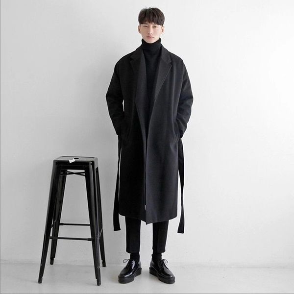 men's wool & blends 2021 blend coat long woollen overcoat winter autumn men fashion clothing lined warm woolen male, Black
men's wool & blends 2021 blend coat long woollen overcoat winter autumn men fashion clothing lined warm woolen male, Black