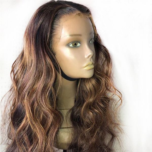 eversilky 13x4 lace front brown highlights blonde wig 360 lace frontal human hair wigs with baby hair pre plucked body wave wigs, Black
eversilky 13x4 lace front brown highlights blonde wig 360 lace frontal human hair wigs with baby hair pre plucked body wave wigs, Black