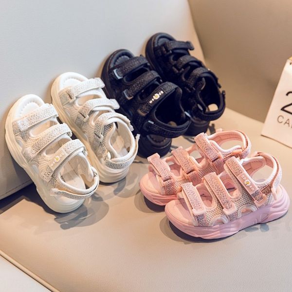 girls' 2020 sneakers and sandals new breathable fashion ribbon boys' sandals soft bottom elastic sports shoes, Black;red
girls' 2020 sneakers and sandals new breathable fashion ribbon boys' sandals soft bottom elastic sports shoes, Black;red