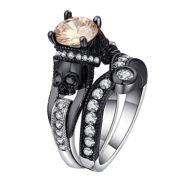 black skull 2 pcs ring sets silver color fashion wedding engagement pink red blue cz crystal ring set jewelry for women
black skull 2 pcs ring sets silver color fashion wedding engagement pink red blue cz crystal ring set jewelry for women