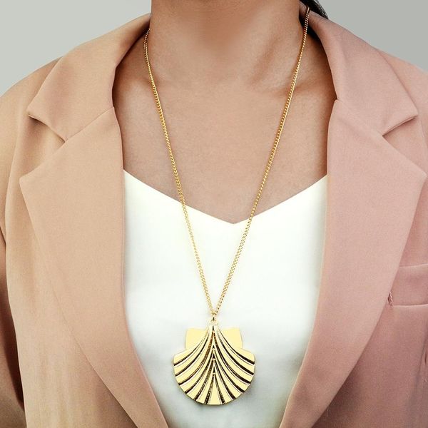 marine alloy shell necklace womens fashion accessories simple geometric pendant girls golden accessories hip hop long chains, Silver
marine alloy shell necklace womens fashion accessories simple geometric pendant girls golden accessories hip hop long chains, Silver