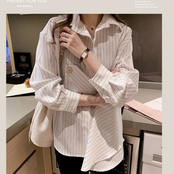 brhqc 2019 new hong kong стиль дизайна нишу рубашки свободно похудение с длинным рукавом 2019 женской одежды гонконга женской одежды нерегул, White
brhqc 2019 new hong kong стиль дизайна нишу рубашки свободно похудение с длинным рукавом 2019 женской одежды гонконга женской одежды нерегул, White