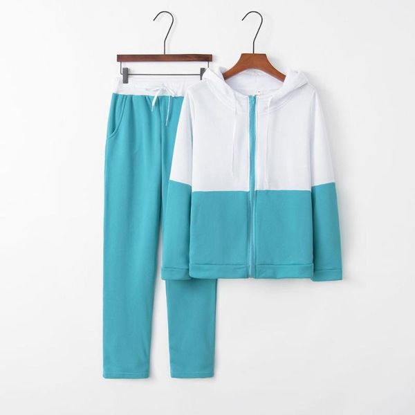 women sport suits solid color hooded sweatshirt and pant tracksuit sport suit autumn long sleeve trouser clothing, White;black
women sport suits solid color hooded sweatshirt and pant tracksuit sport suit autumn long sleeve trouser clothing, White;black