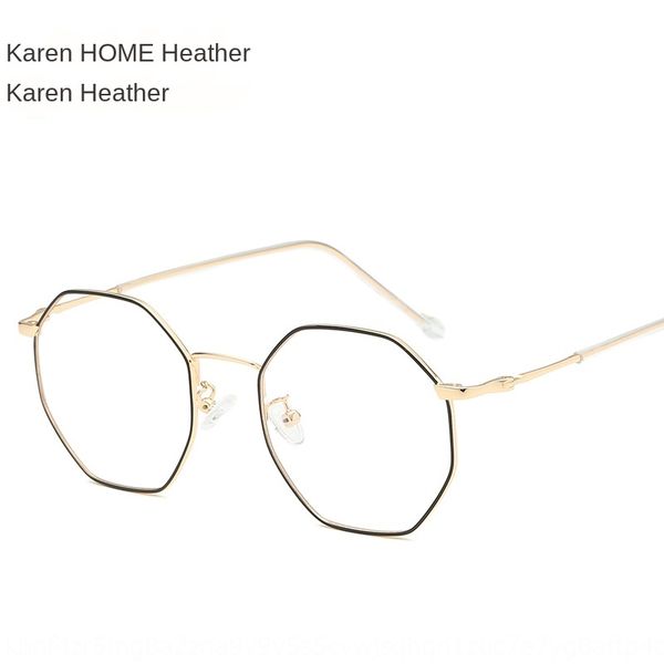 plain 9075 women's myopia polygon metal frame glasses korean anti-blue myopia glasses frame, Silver
plain 9075 women's myopia polygon metal frame glasses korean anti-blue myopia glasses frame, Silver