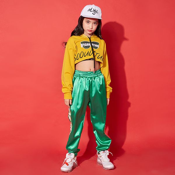 clothing sets jazz dance costumes hip hop kids long sleeve hooded vest green pants girls hiphop clothes street stage show wear, White
clothing sets jazz dance costumes hip hop kids long sleeve hooded vest green pants girls hiphop clothes street stage show wear, White