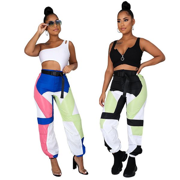 summer womens designer cargo pants fitness breathable contrast color panelled mid waist pants sports style female clothing, Black;white
summer womens designer cargo pants fitness breathable contrast color panelled mid waist pants sports style female clothing, Black;white