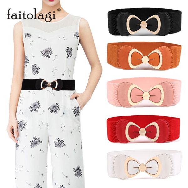 metal buckle women belts bowknot shape female belt punk elastic wide ladies girl dress sweater coats waist belts for women, Black;brown
metal buckle women belts bowknot shape female belt punk elastic wide ladies girl dress sweater coats waist belts for women, Black;brown