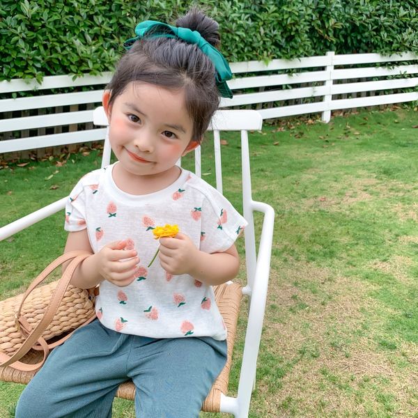 kdej8 children's short sleeve 2020 summer new korean style children's western style strawberry girls internet celebrity short slee, Blue
kdej8 children's short sleeve 2020 summer new korean style children's western style strawberry girls internet celebrity short slee, Blue
