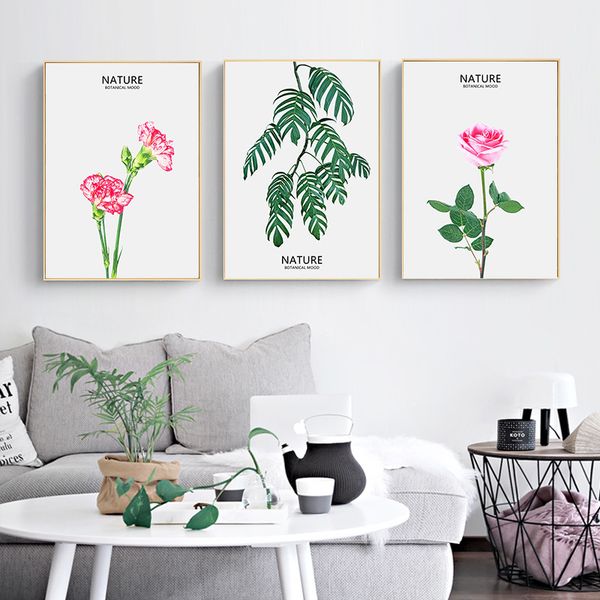 nordic decoration home posters pink rose flower canvas painting abstract watercolor green plant wall art picture for living room
nordic decoration home posters pink rose flower canvas painting abstract watercolor green plant wall art picture for living room