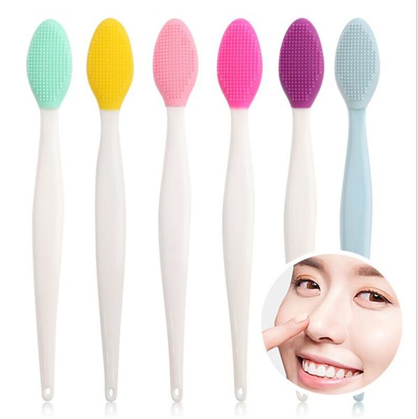 soft handheld silicone face care clean brush exfoliator blackhead removal facial cleansing massager brush makeup tools
soft handheld silicone face care clean brush exfoliator blackhead removal facial cleansing massager brush makeup tools