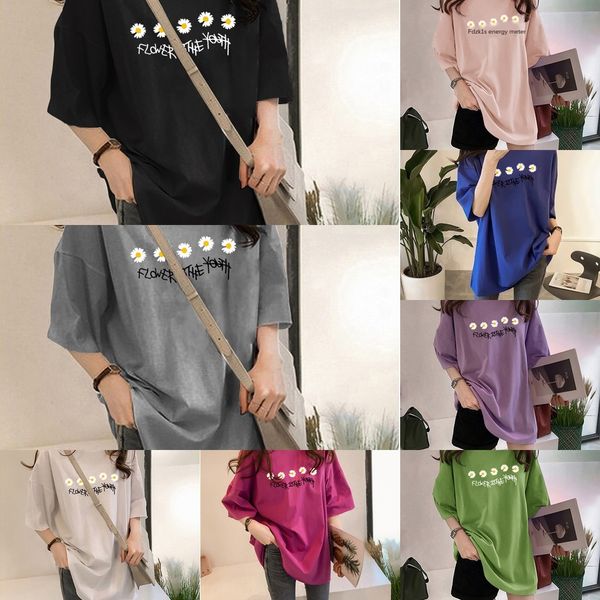 arj9q women's short-sleeved coat t-shirt t-shirt 2020 new spring and summer daisy korean style loose half-sleeved ins super fash, White
arj9q women's short-sleeved coat t-shirt t-shirt 2020 new spring and summer daisy korean style loose half-sleeved ins super fash, White