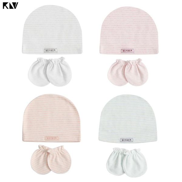 hair accessories klv born baby hat gloves set soft cotton stripe cap anti scratch mittens infants warmer wear supplies, Slivery;white
hair accessories klv born baby hat gloves set soft cotton stripe cap anti scratch mittens infants warmer wear supplies, Slivery;white